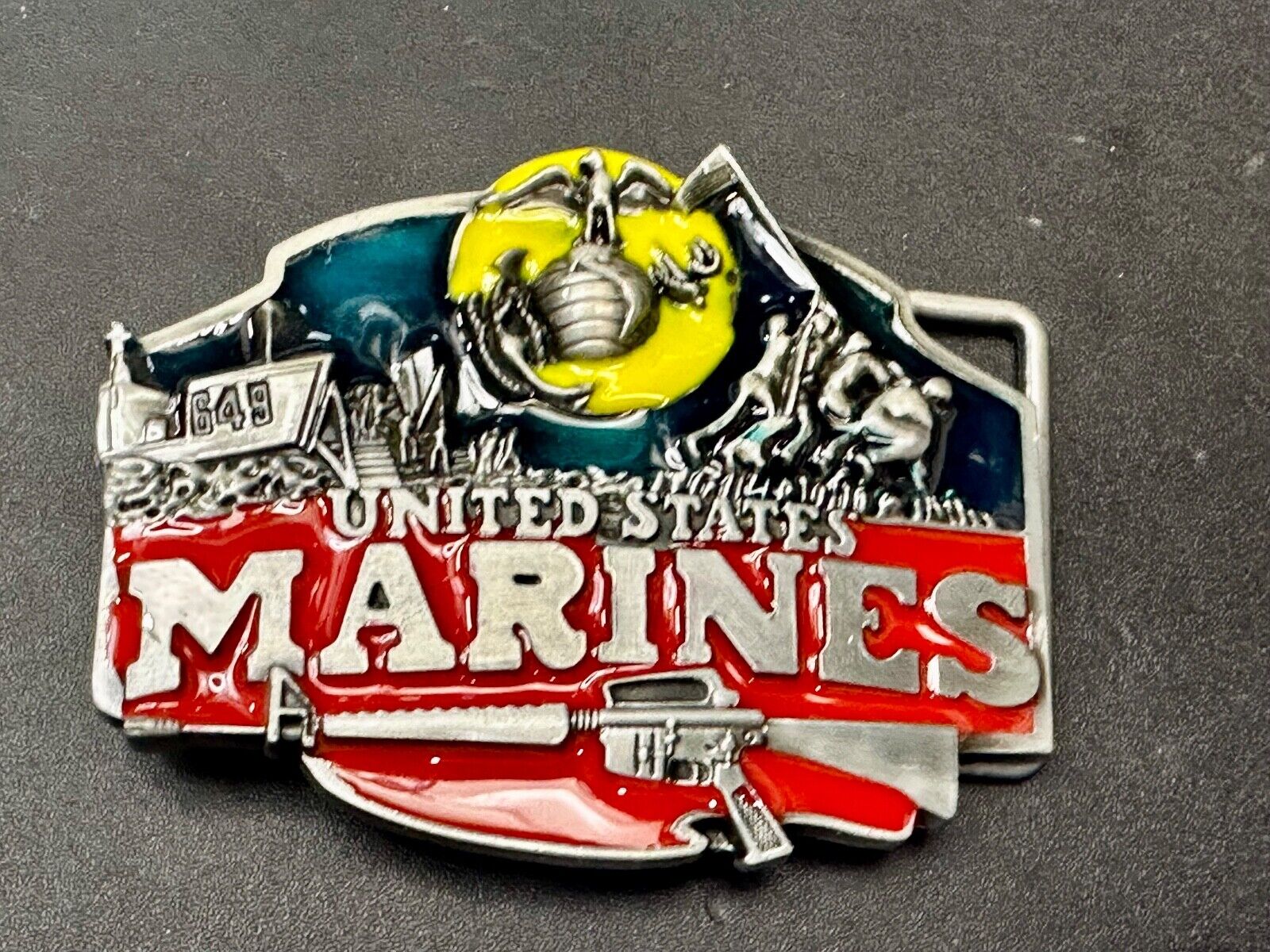 United States Marines NOS America Military Commemorative Belt Buckle