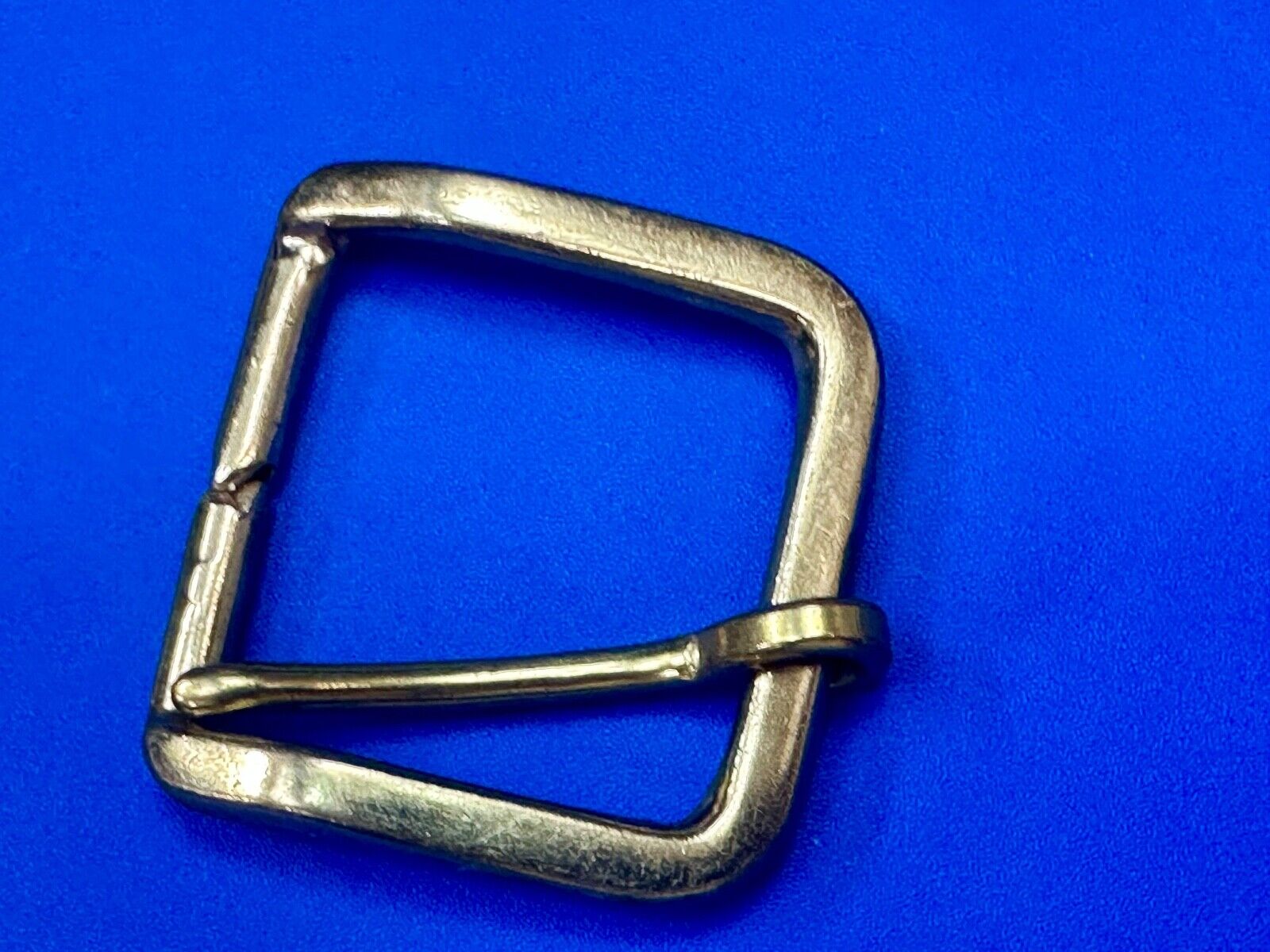 Vintage  replacement belt buckle marked W with unique angle