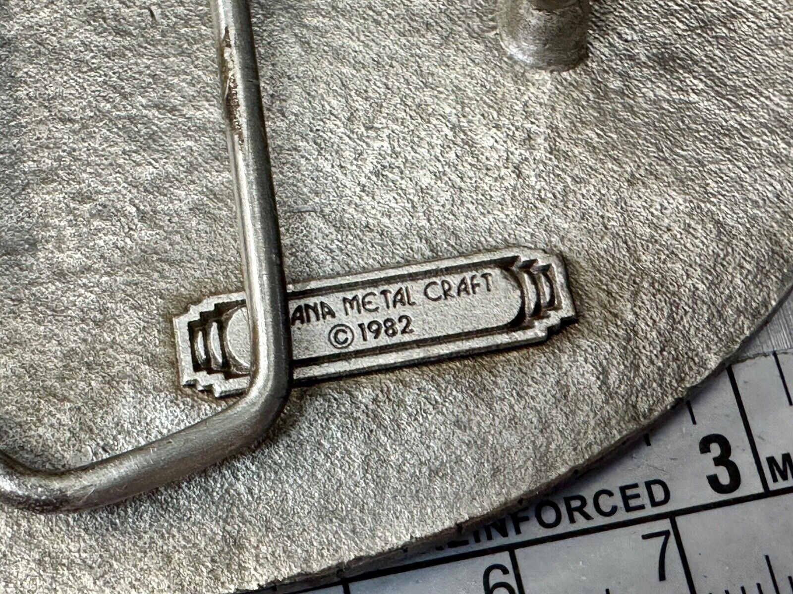 Arabian Horse commemorative Indiana Metal Craft Vintage 1982  belt buckle