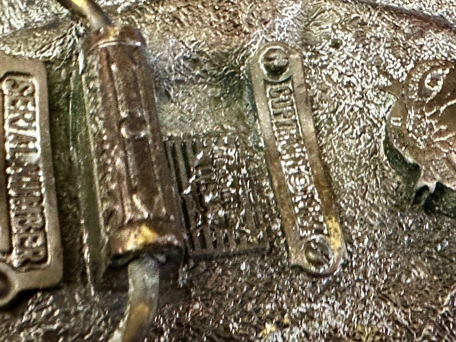 American farmers feed the world Vintage 1984 The Great American Belt Buckle Co