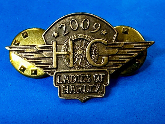 2009 Ladies of Harley Davidson Owners Group HOG Pin for Jacket or Vest