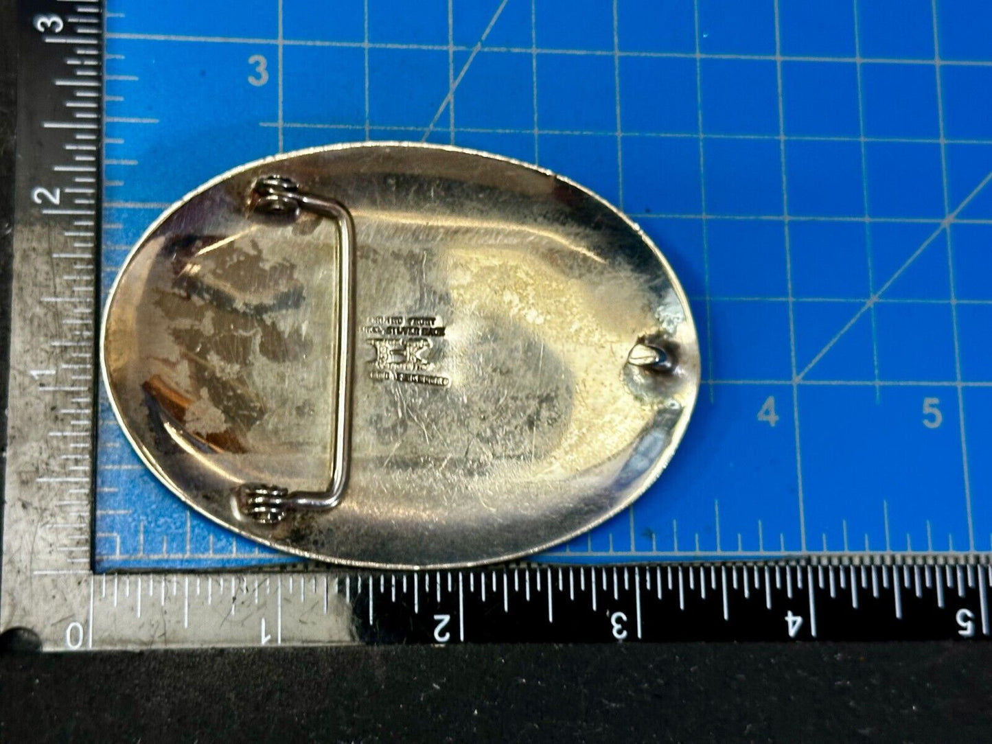 TNT Bestway Transportation Safe Driving Award Belt Buckle by BK Silversmiths