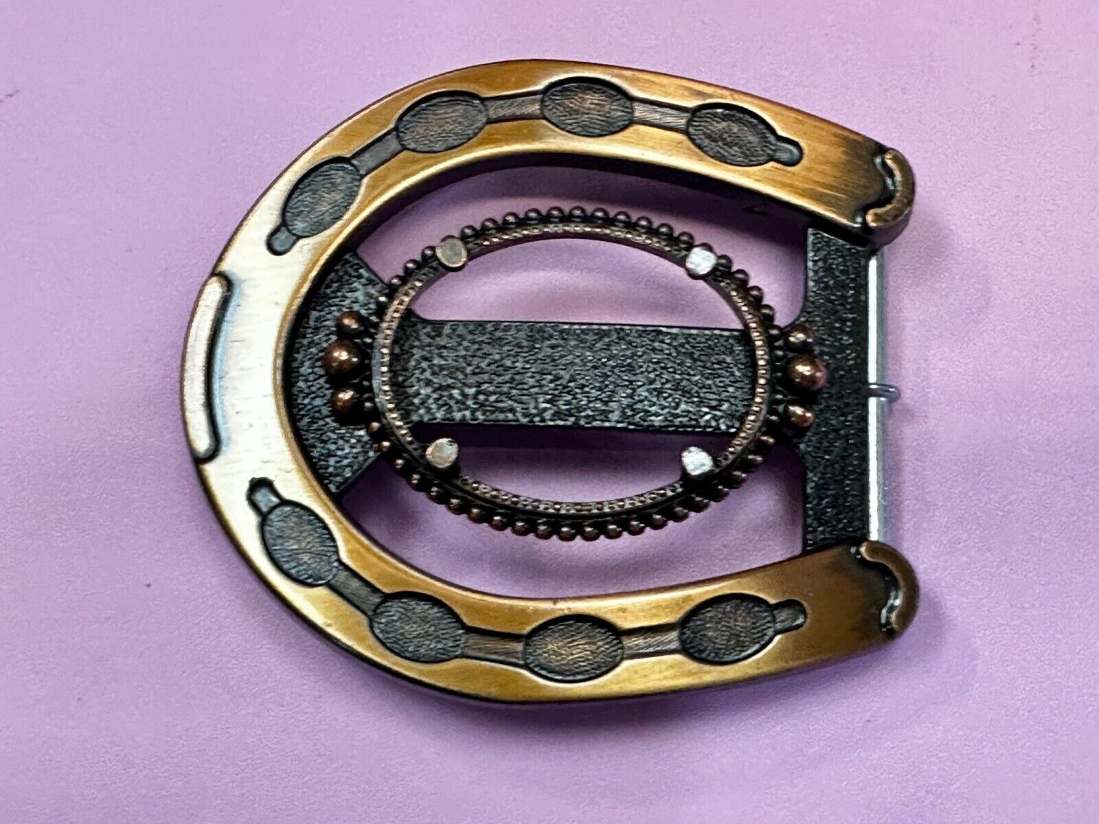 30 x 40 mm Western Horseshoe Shpaed Belt Buckle To Mount Your Cabochon Gem Stone