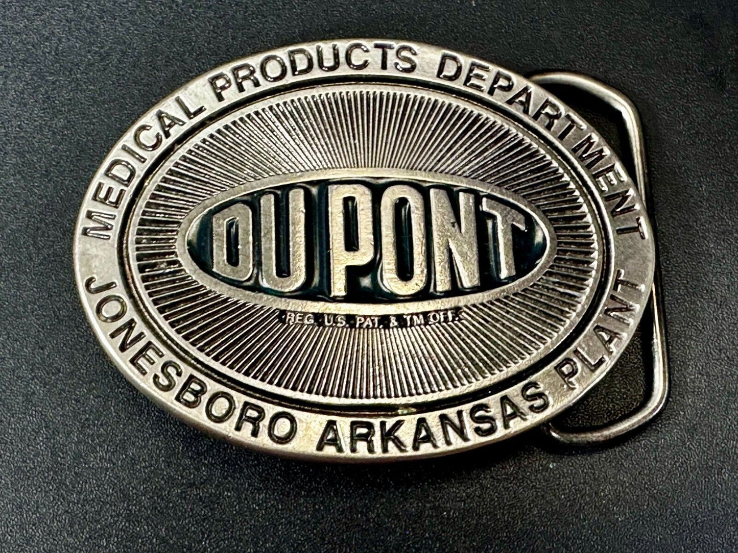 DUPONT Medical Products Department Jonesboro Arkansas Plant Worker Belt Buckle