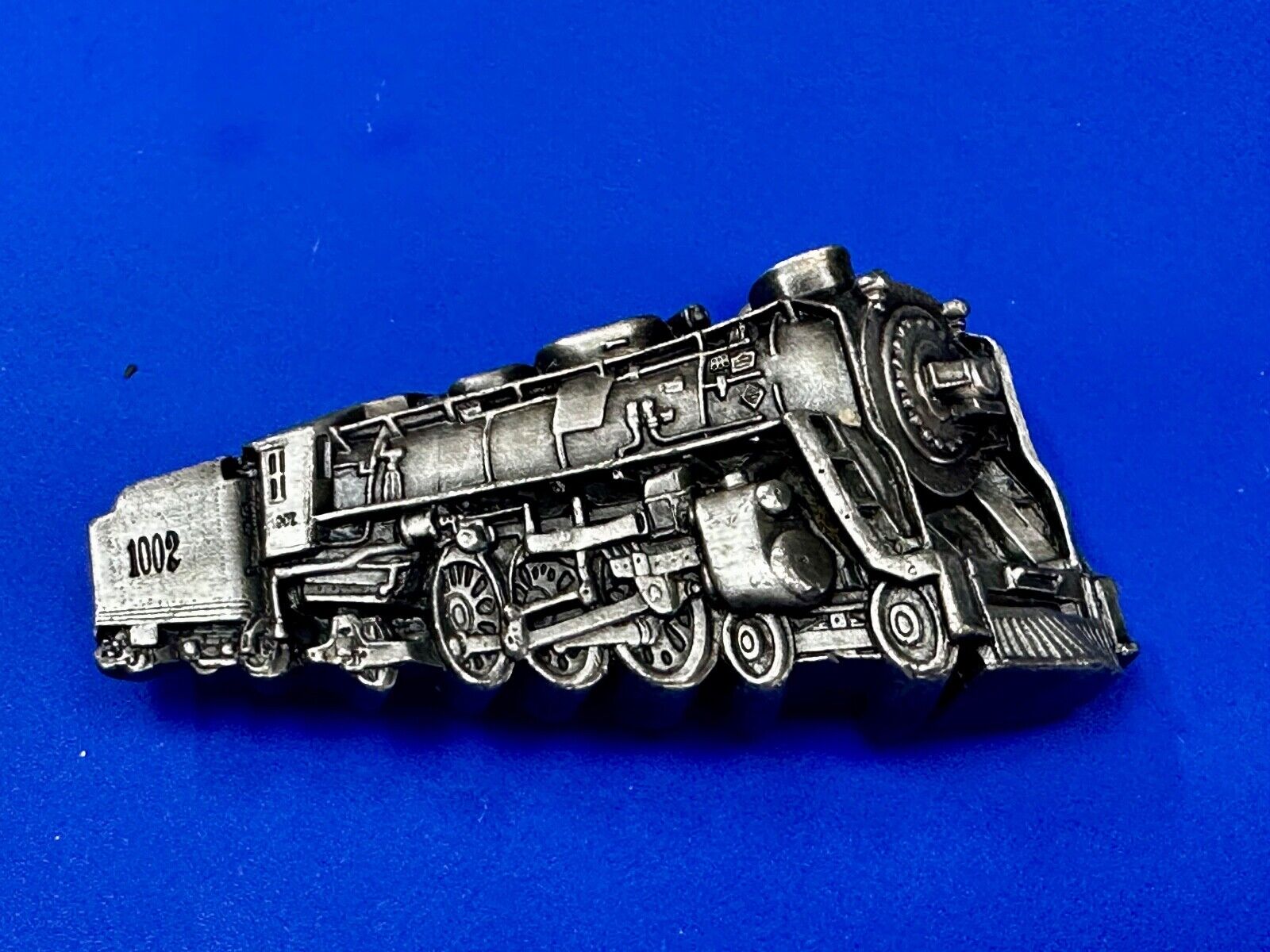 1002 RR Steam Engine Train Rail Road collectable 1978 Bergamot Belt Buckle