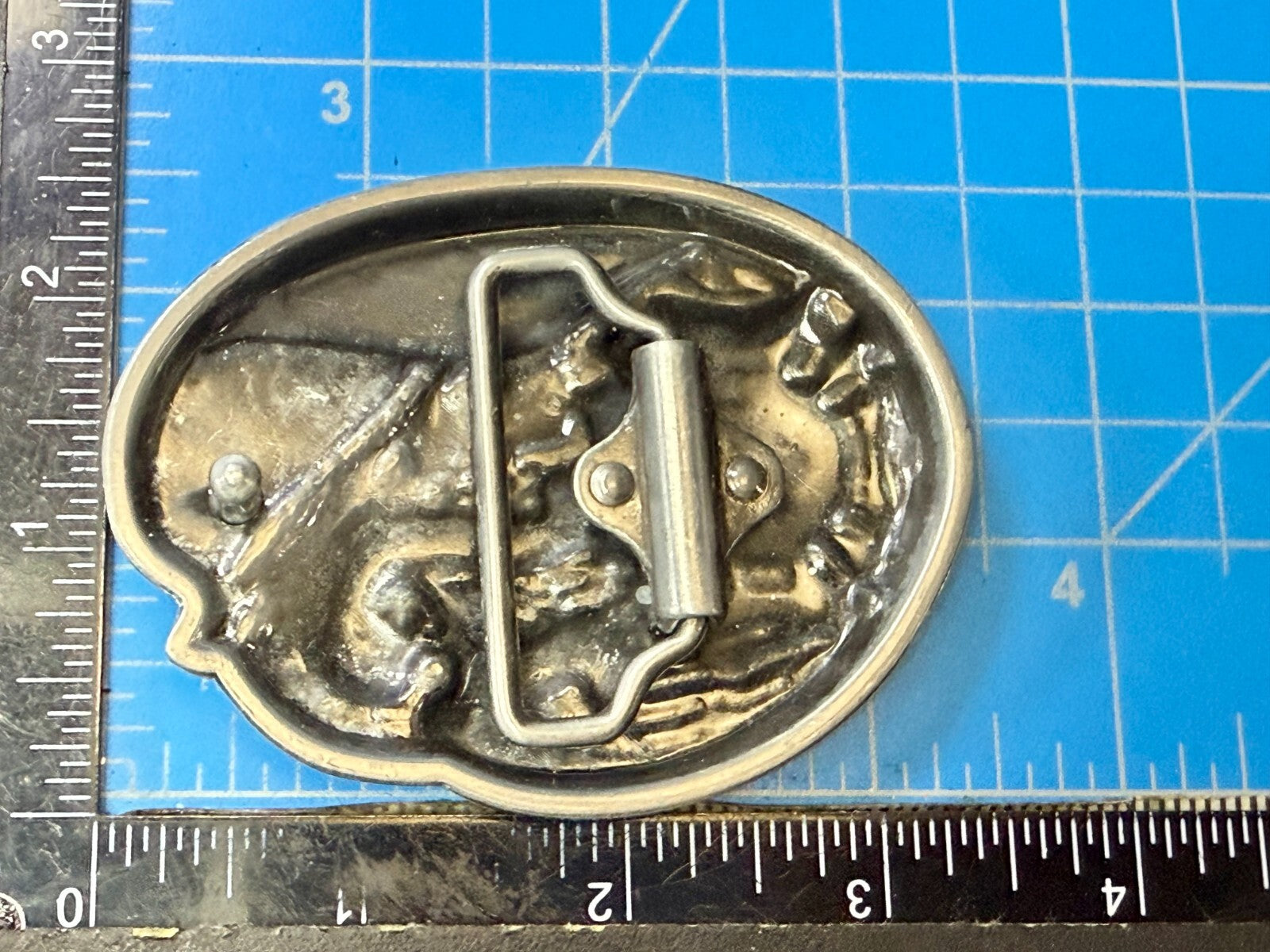 VFW American Heroes Veteran of Foreign War Victory US Flag  Belt Buckle