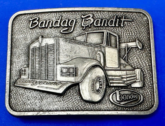 Bandag Bandit Vintage Kenworth Big Rig Trucking Semi Drivers Belt Buckle by RJ