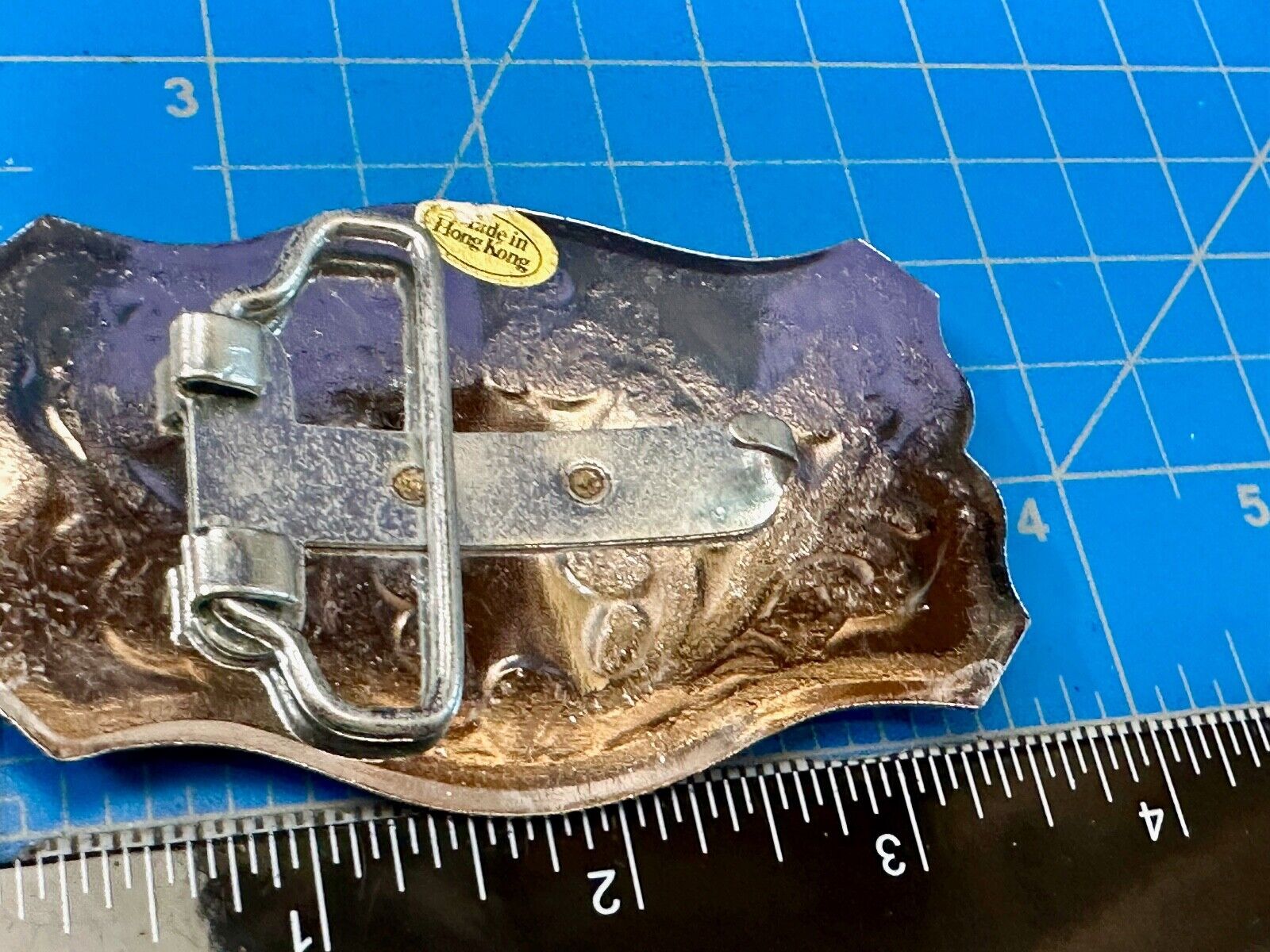 Two Tone Bucking Bronc Bronco Saddle Horse Rodeo vintage belt buckle