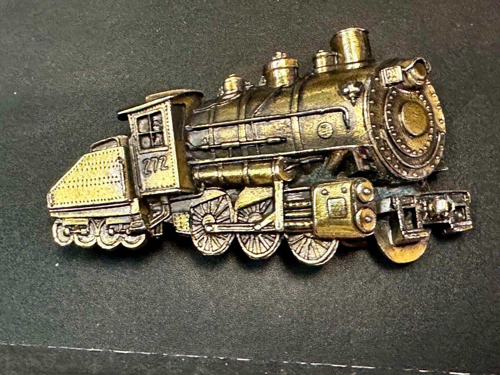 272 Train Locomotive RailRoad Vintage 1980 - The Great American Belt Buckle Co