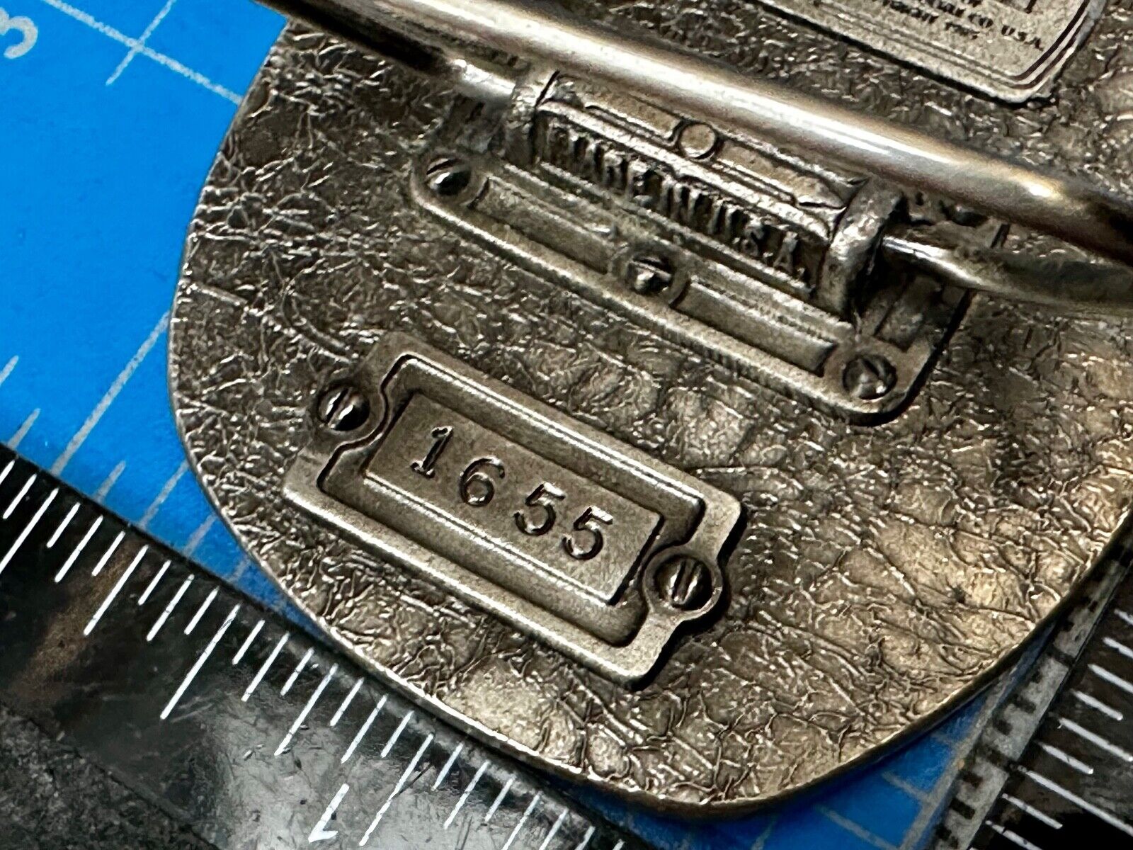 US Combat Veteran - Proud to have served our country Vintage Belt Buckle