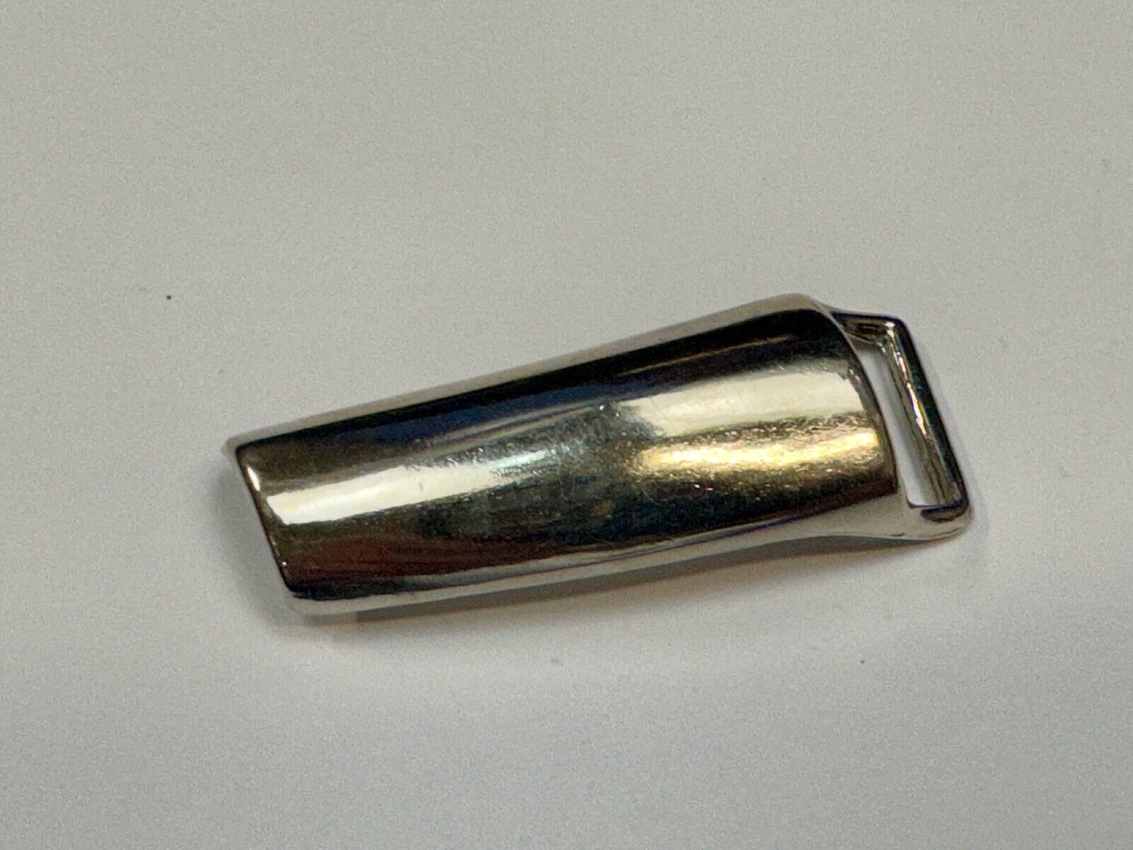 Very different - wide and skinny Vintage light gold tone replacement belt buckle