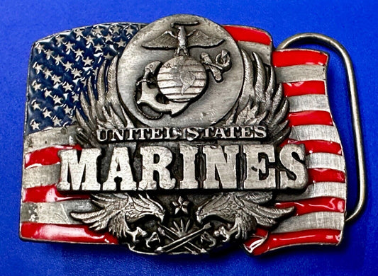 United States Marines Patriotic Usa The Few Proud American Military Belt Buckle