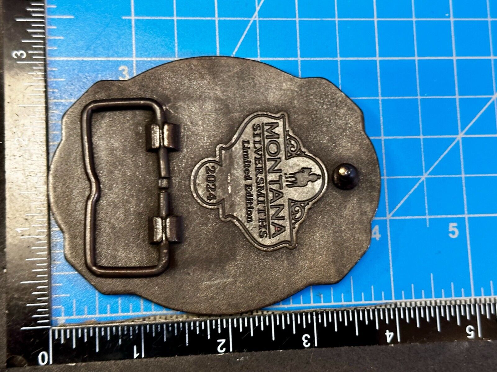 2024 Pendleton Whiskey Let'er Buck Rodeo Cowboy Montana Silversmiths Belt Buckle
