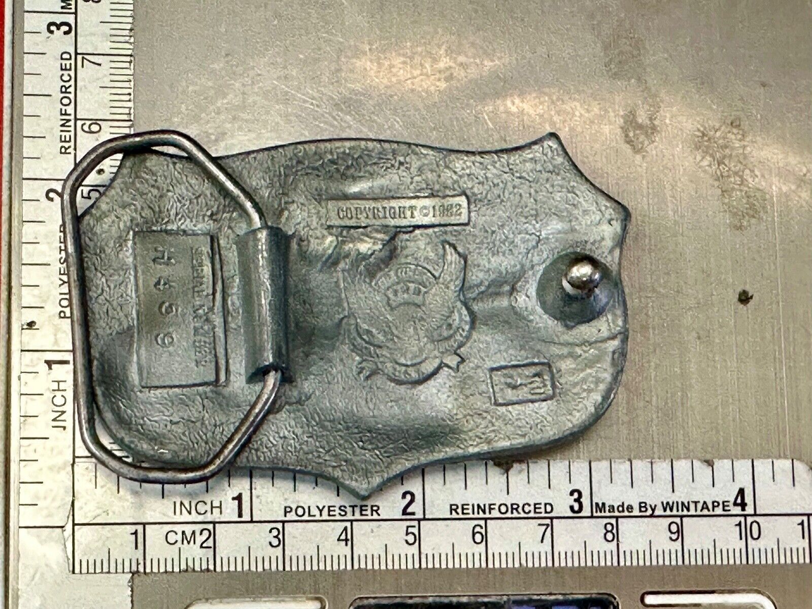 2nd amendment the right to keep and bear arms vintage 1982 belt buckle