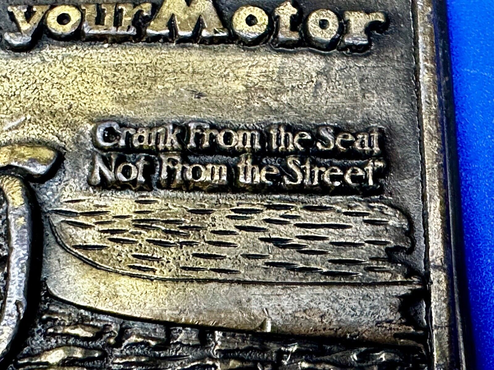 Any Woman Can Start Your Motor Crank From The Seat Novelty Belt Buckle