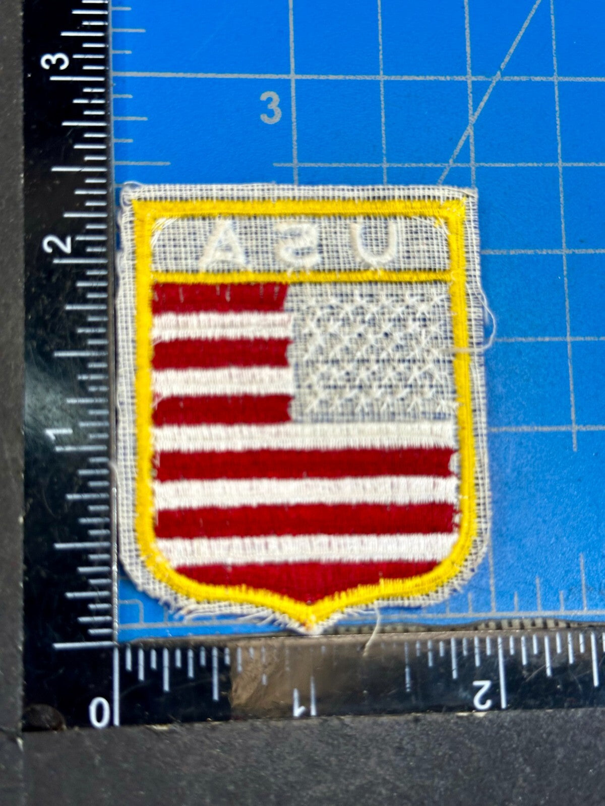 United States of America USA Flag Shield Patriotic Embroidered Badges Patch