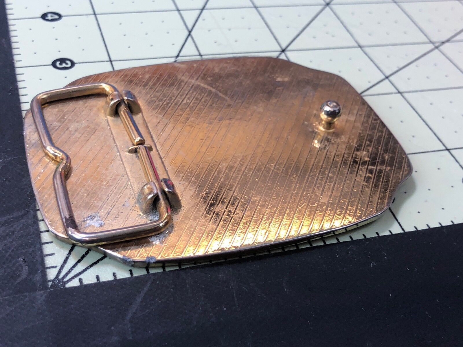  BELT BUCKLE, 100 YEARS OF LIBERTY 1886-1986. God bless America! 