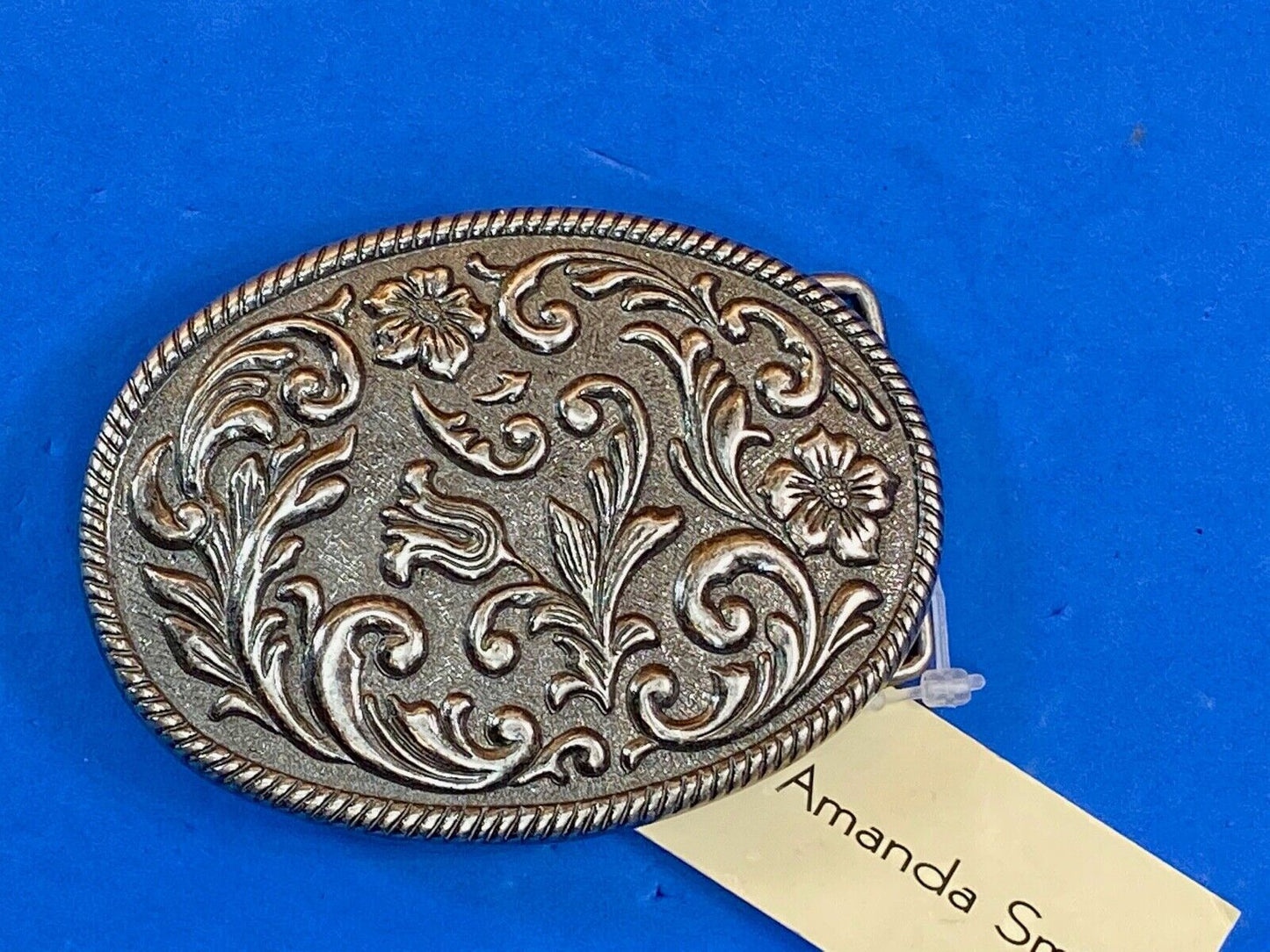 Amanda Smith Filigree western swirl belt buckle  size L $29 MSRP