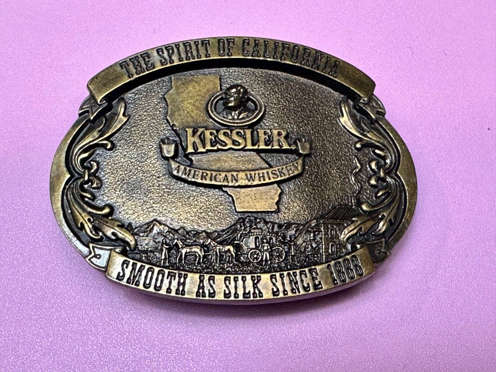 The Spirit of California - Kessler, smooth as silk belt buckle