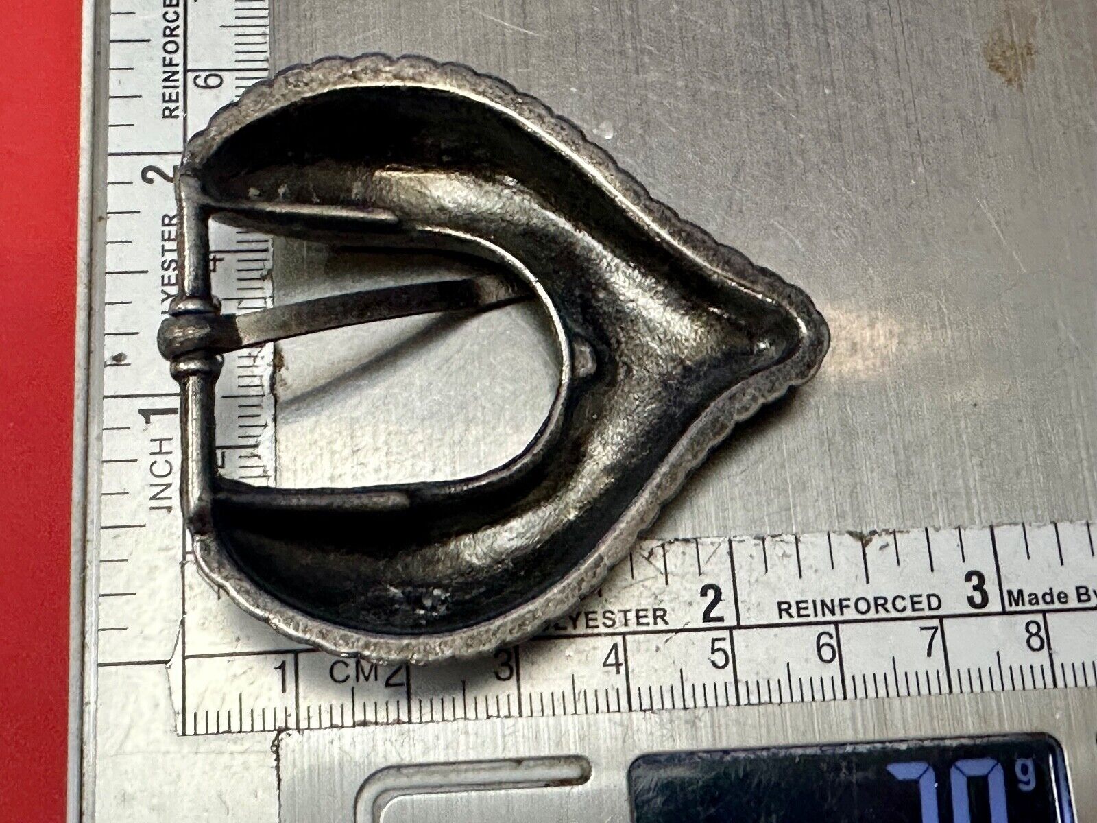 Abstract stretched Heart pattern Replacement silver tone Dress Style belt buckle