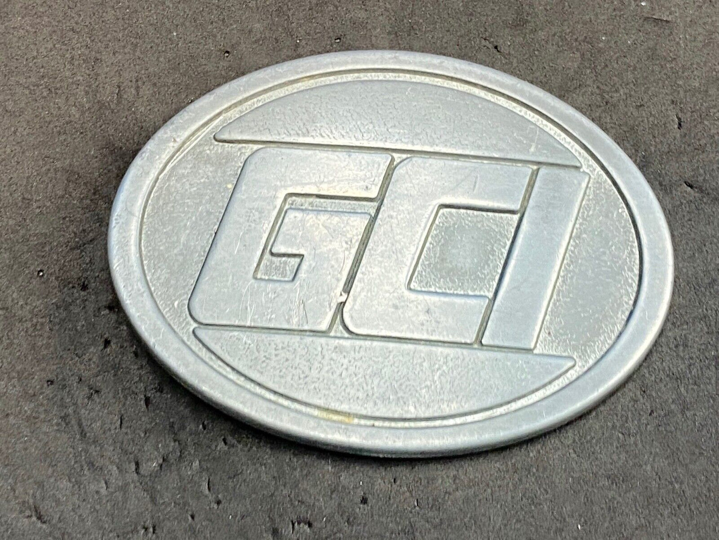 Vintage General Communication Inc.  GCI - promotional belt buckle 