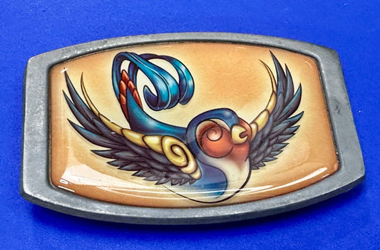 Swallow Bird Cute Multi-Color Novelty 2007 Belt Buckle Great American Products