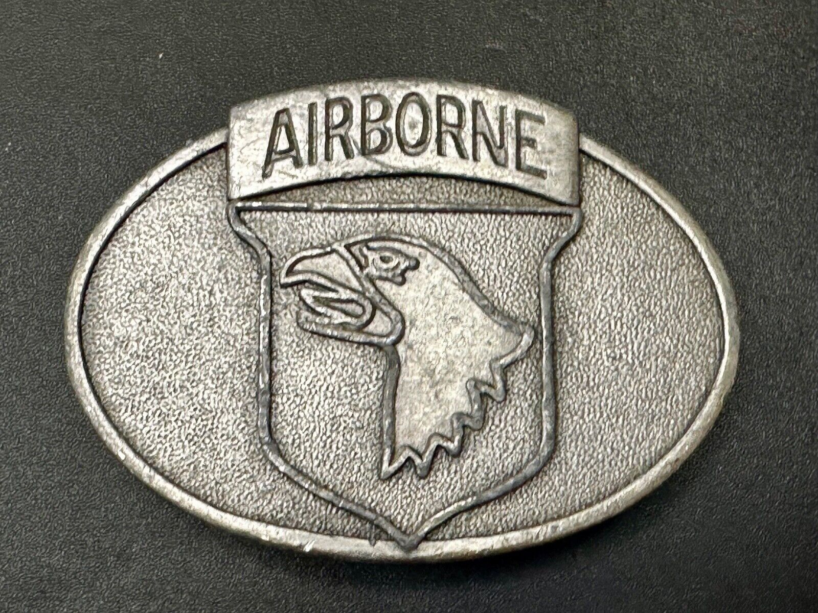 101st Airborne Division US Army Vintage Belt Buckle Appaloosa Trading Co P-133