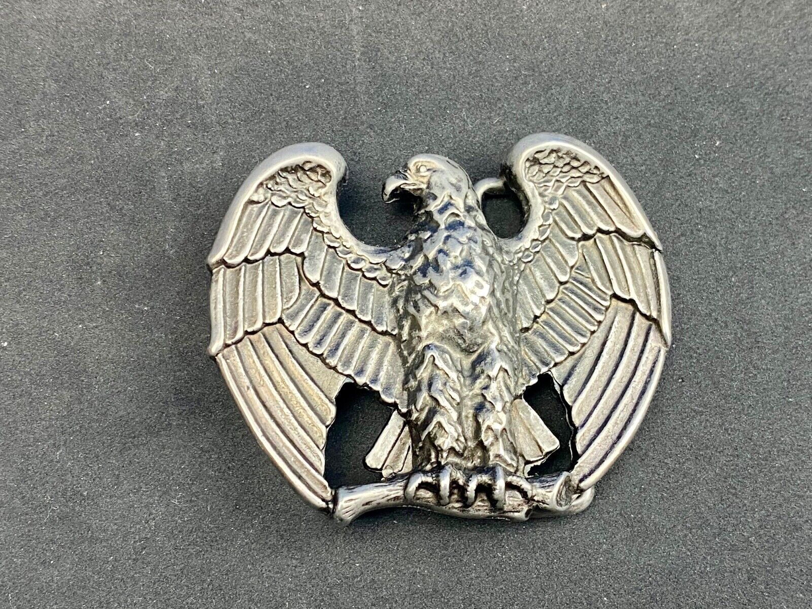 Avon signed vintage American Eagle women's  belt buckle 