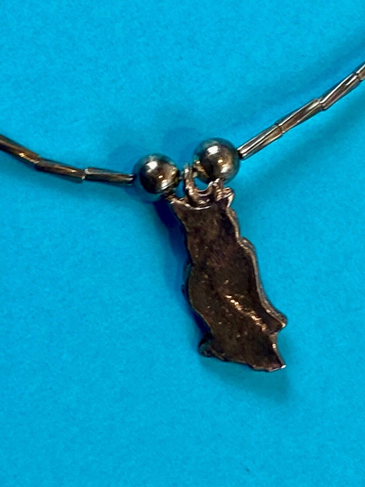 Adorable Owl Inlaid Faux? Turquoise Wings Pendant On Silver Color Necklace 