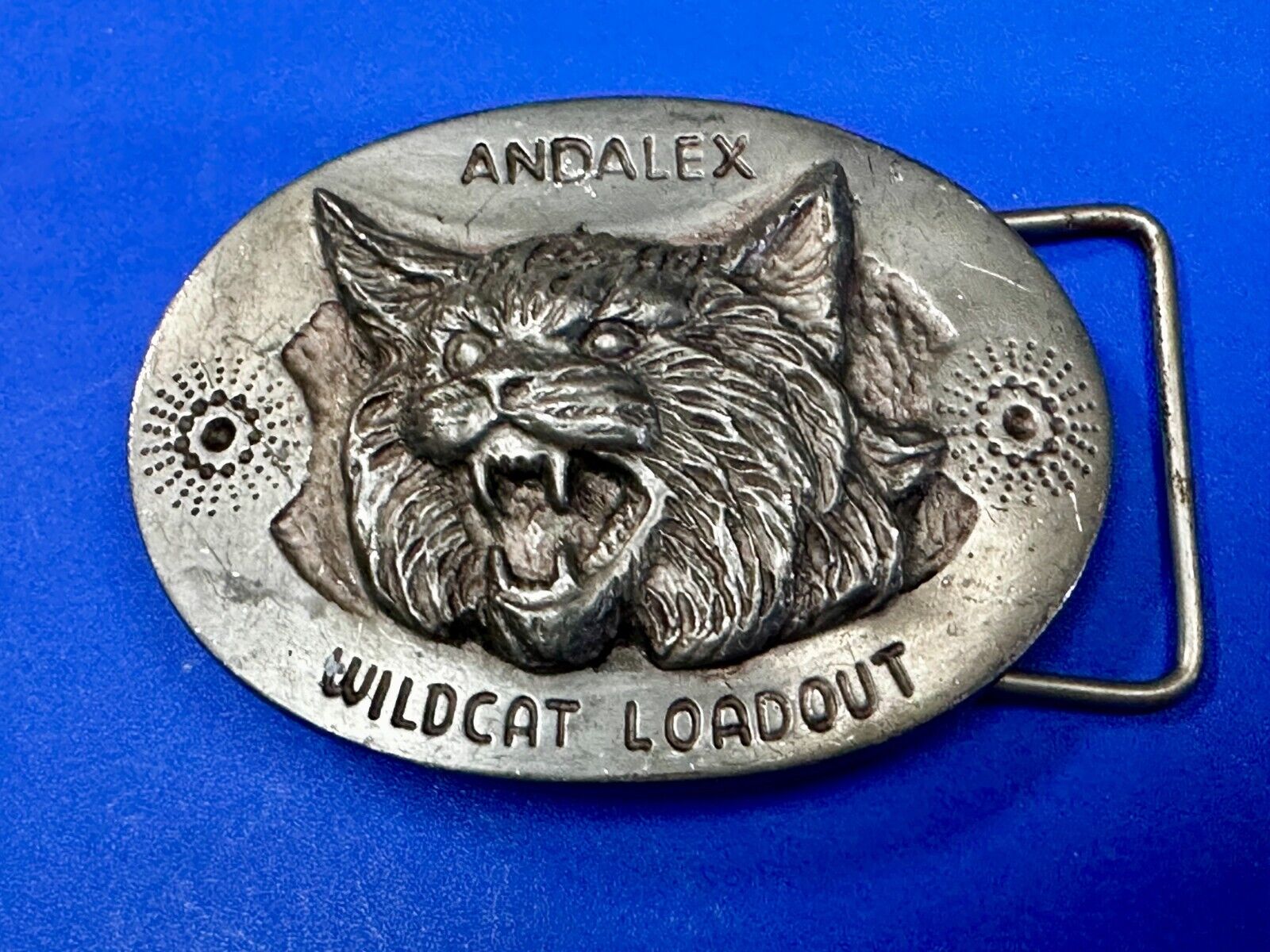 Andalex Wildcat Loadout Vintage Belt Buckle by Sculpture Artist Gary Frazen