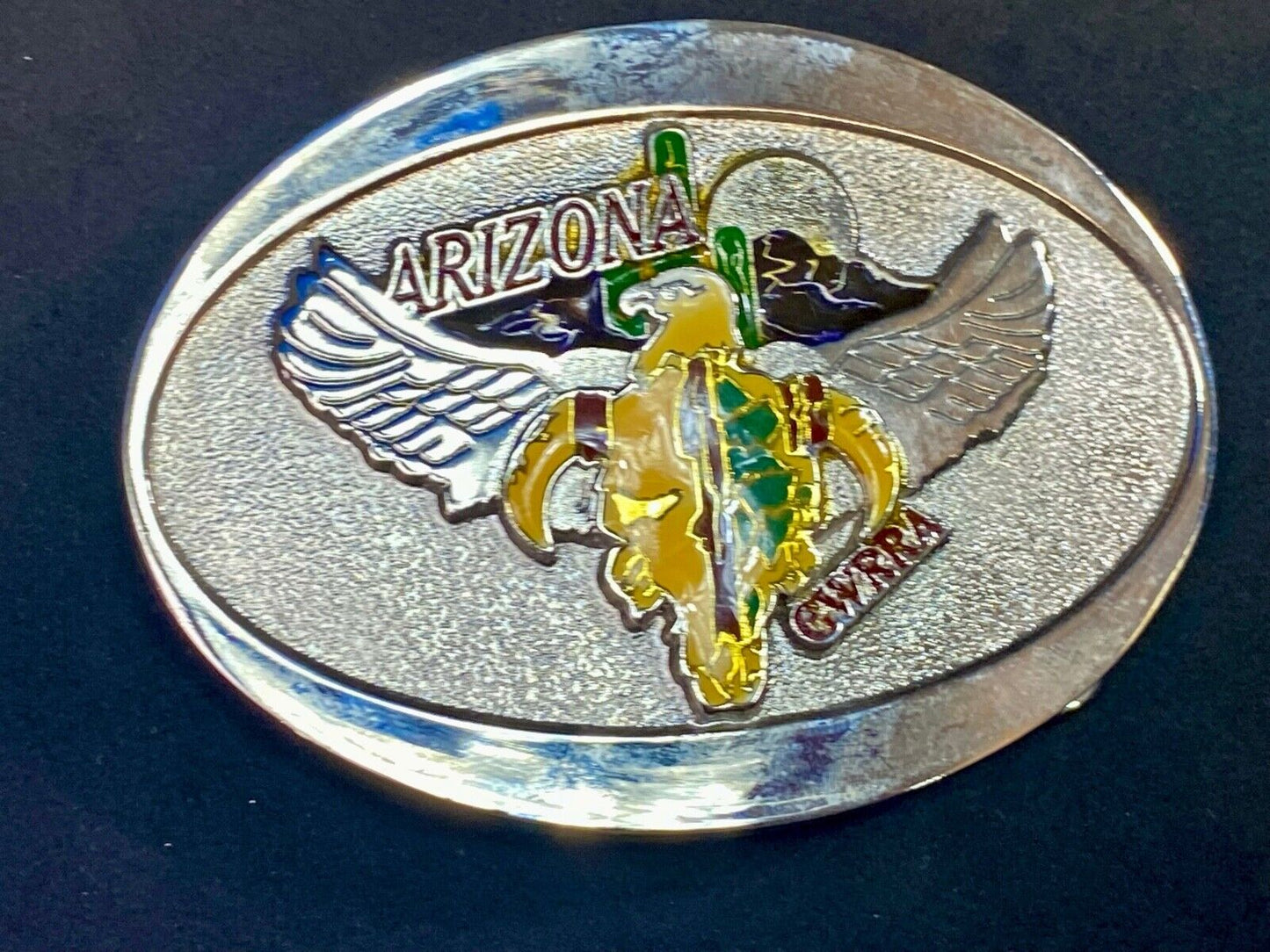 Arizona Cwrra Honda Motorcycles Gold Wing Road Riders Belt Buckle 