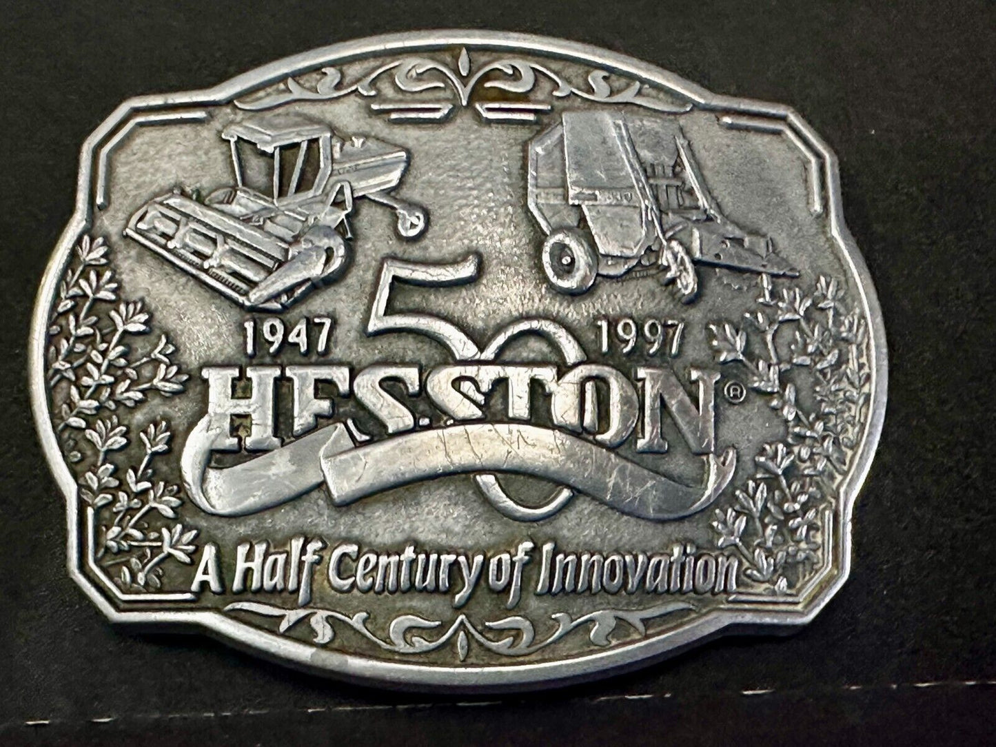 1997 NFR Half Century Of Innovation National Finals Rodeo 50 year Belt Buckle