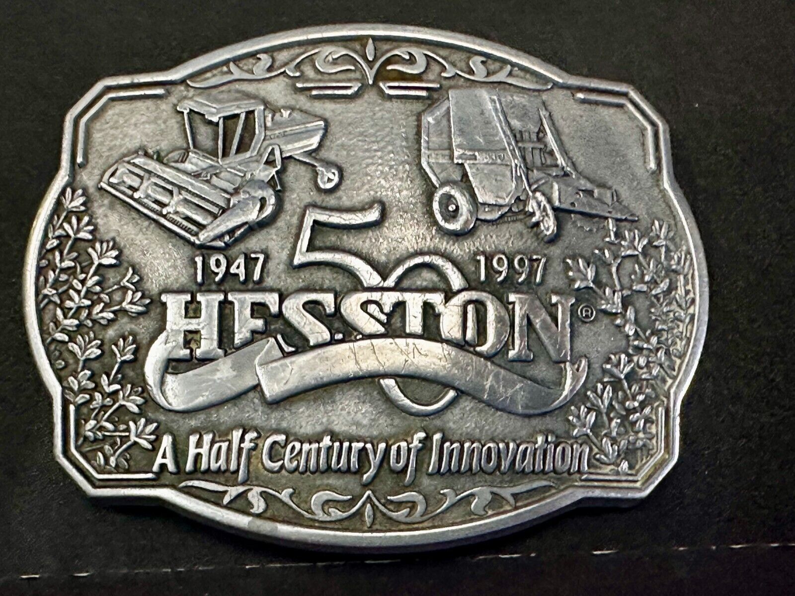 1997 NFR Half Century Of Innovation National Finals Rodeo 50 year Belt Buckle