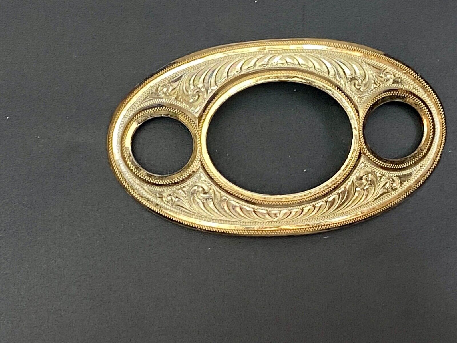 Unique Shape, Mixed Metal Western Flower Swirl Belt Buckle Scarf Shoe Purse Clip