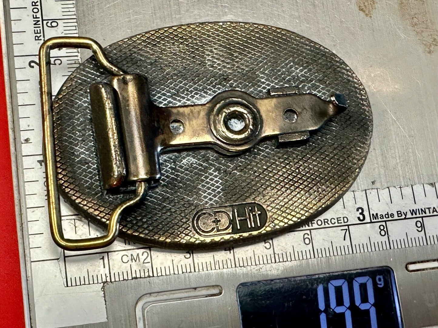 Vintage B & Y Trucking Western Promotional Advertising belt buckle