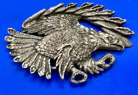 Vintage EJC EAGLE - Attacking Hunting Diving cutout belt buckle