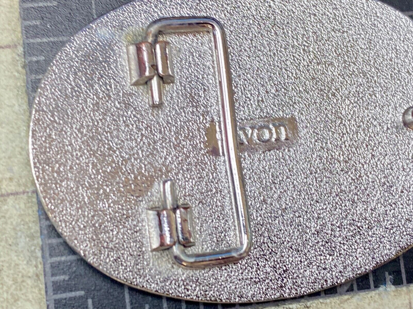Vintage Avon Silver Tone Western Horse Saddle Cowboy Belt Buckle