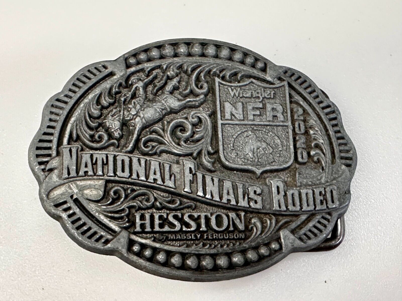 2020 NFR Wrangler National Finals Rodeo Cowboys Montana Silversmiths Belt Buckle