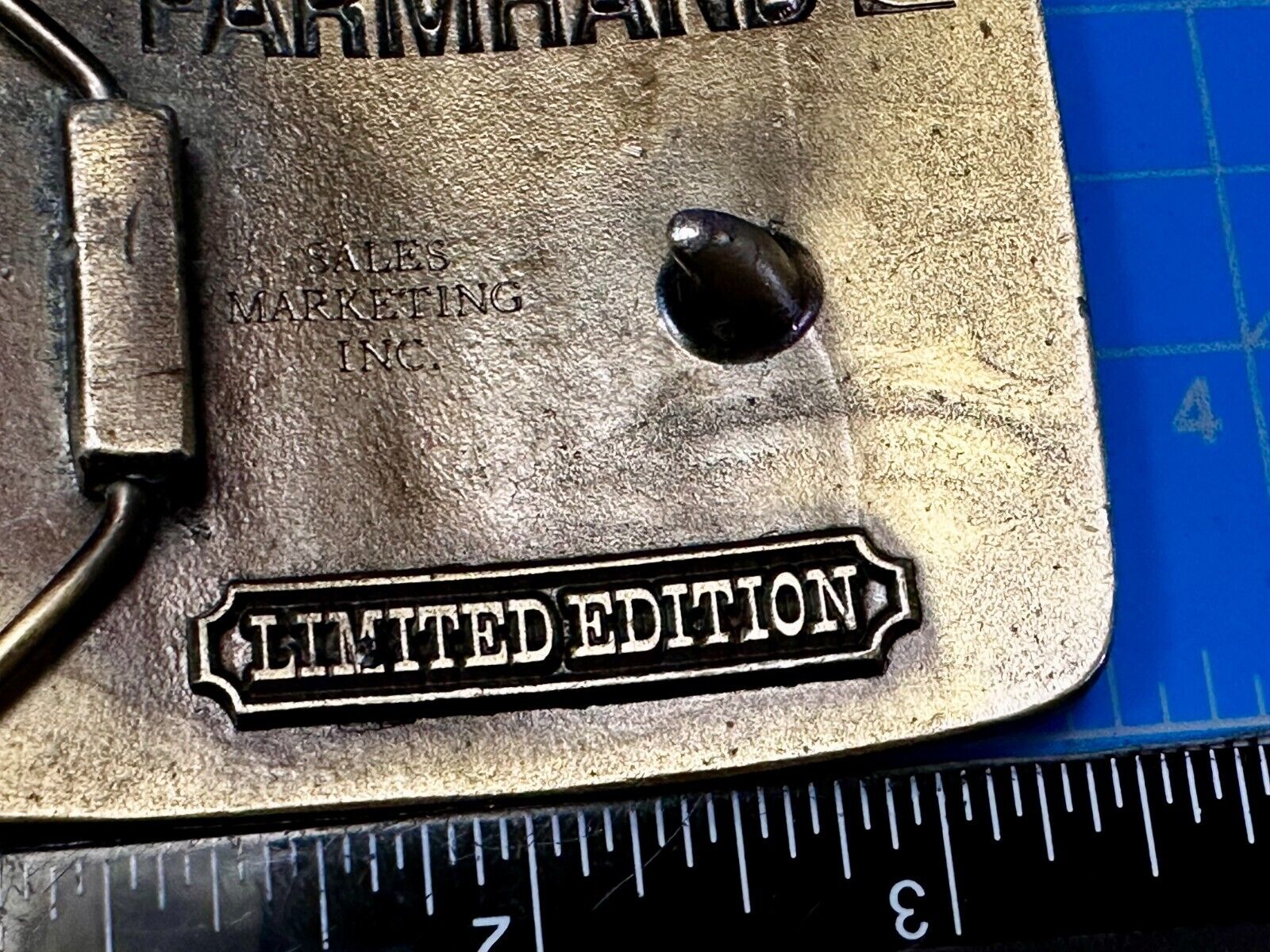 Agriculture America's Lifeline Farming - Statue of Liberty Limited Belt Buckle