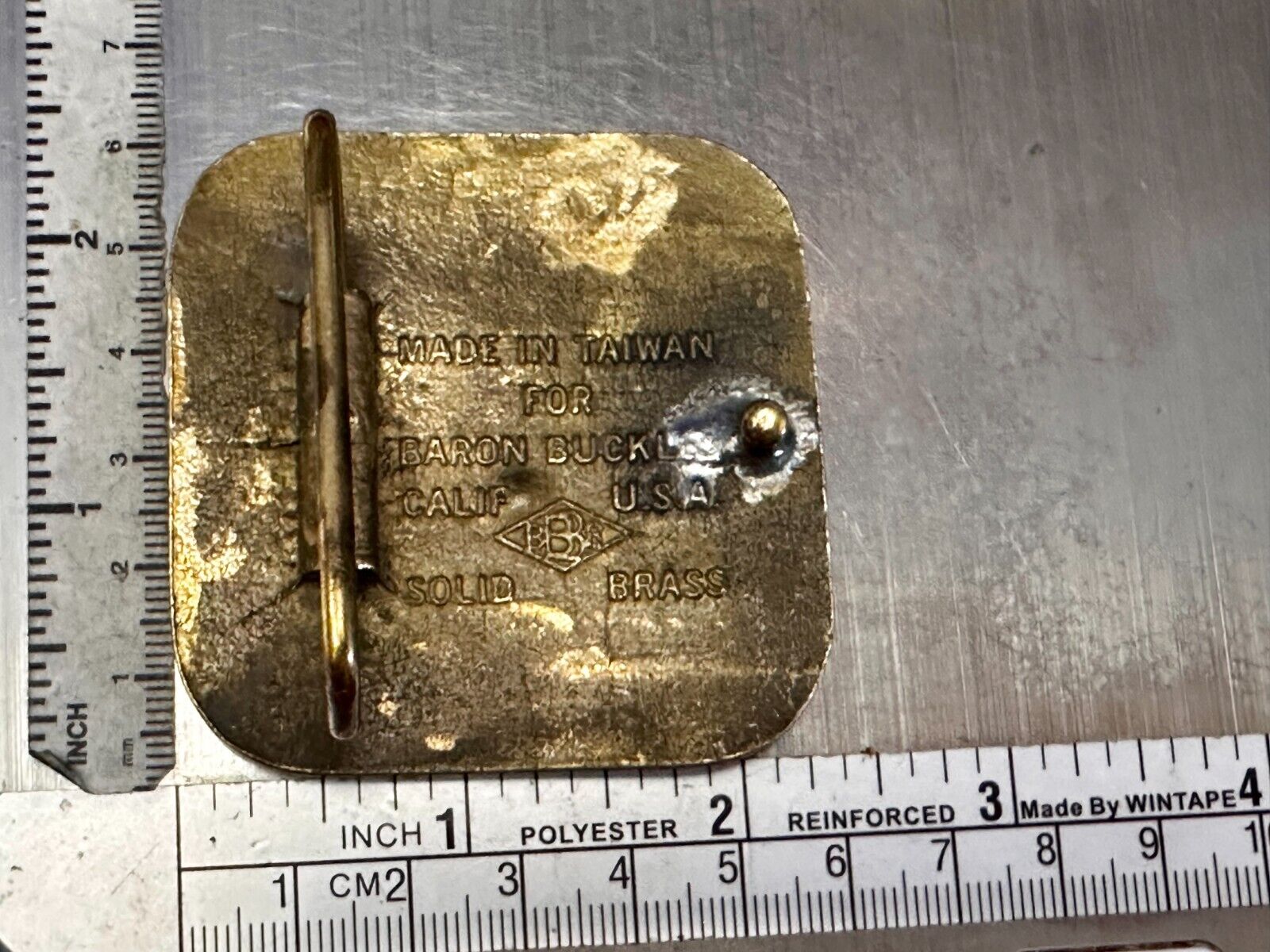 USPS United States Postal Service U.S Mail Solid Brass Belt Buckle by Baron BBB