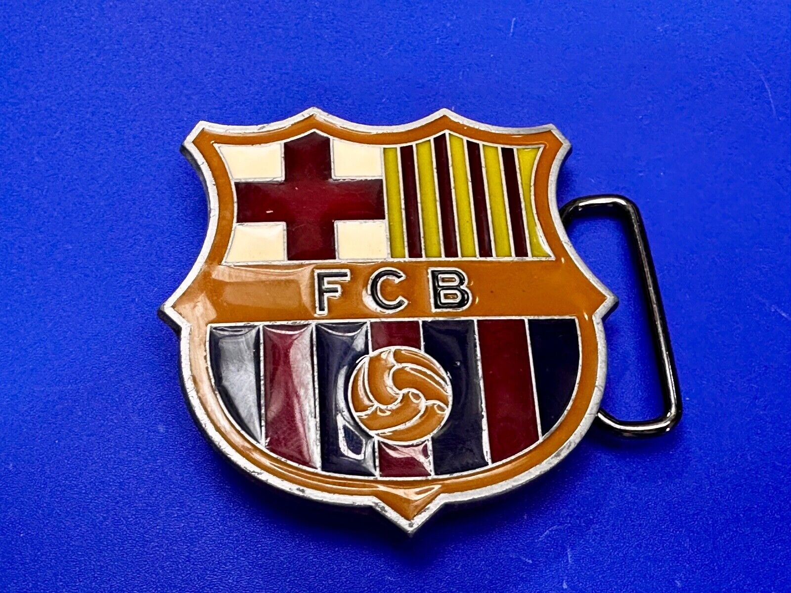 Barcelona F.C. Purple Barcelona  FCB Club Emblem Commemorative Belt Buckle