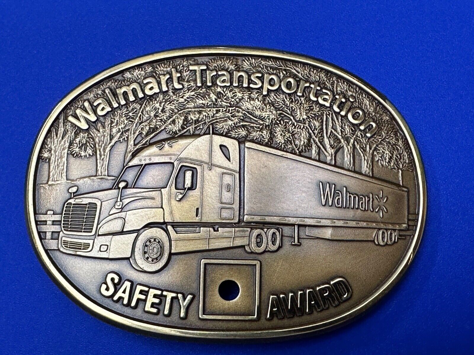 Through The Forrest Walmart Transportation Semi Drivers Safety Award Belt Buckle