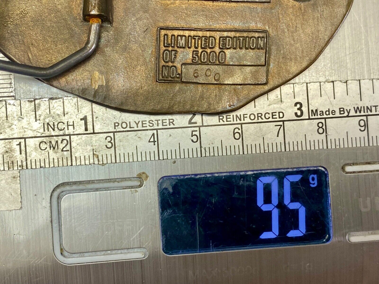 Alaska - The Great Land Vintage 1983 belt buckle - Alaska Frontier Arts LTD