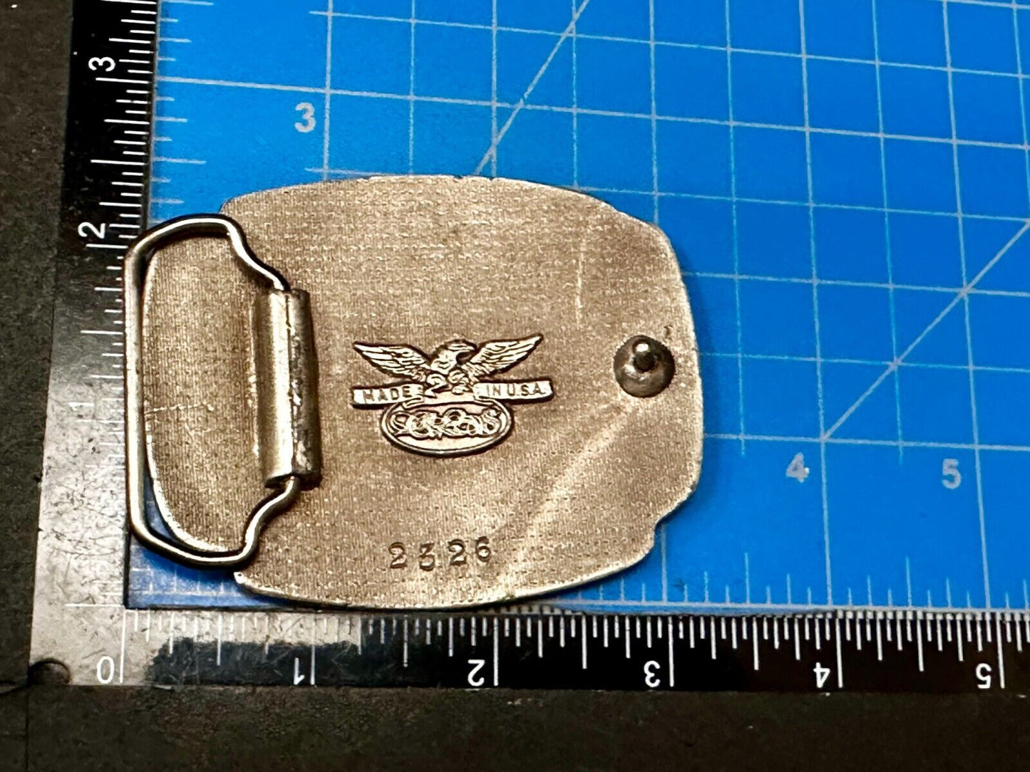 Vietnam Veteran We Served Our Time in Hell USA Made Belt Buckle of America