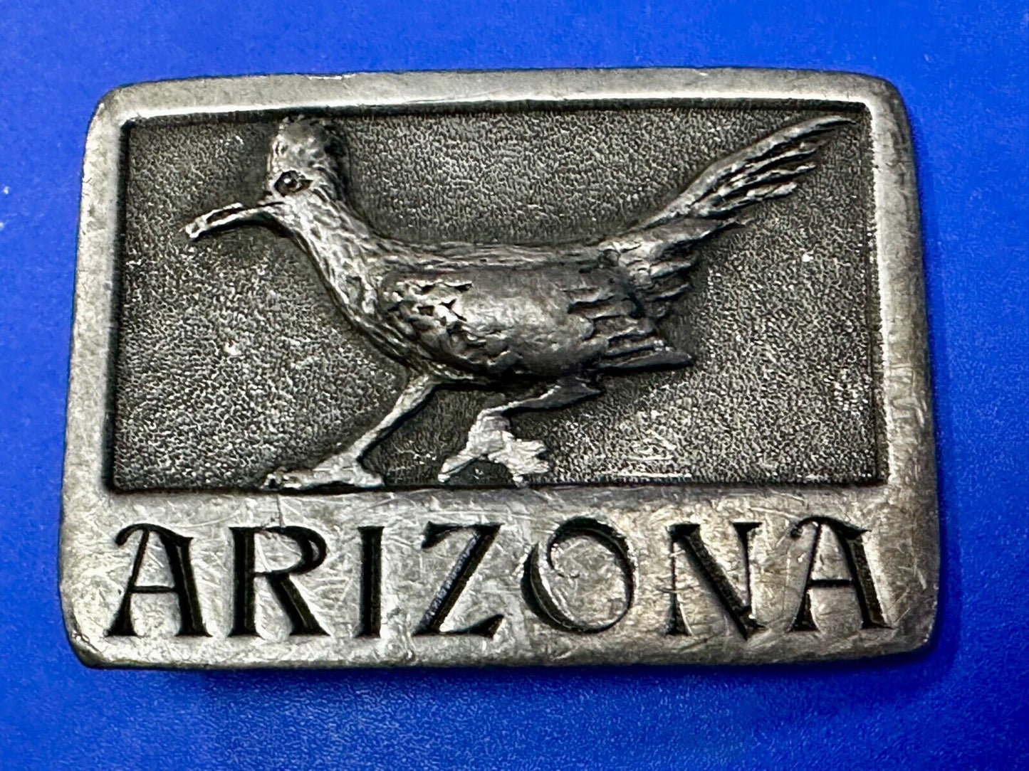 Arizona Roadrunner Southwestern Desert Bird VTG 1984 Belt Buckle by Sanchez Int.