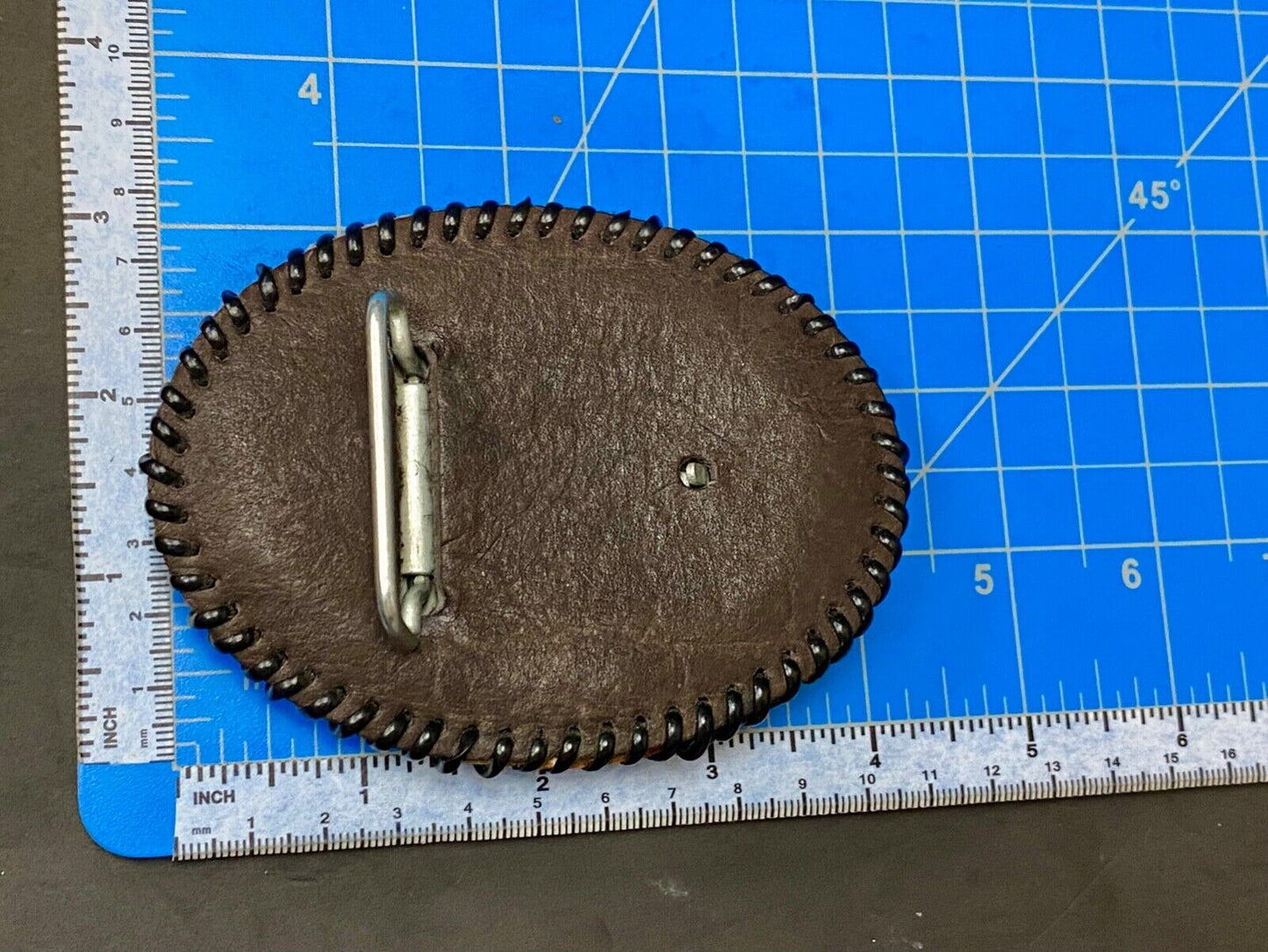 Vietnam Veterans War Memorial  Leather QUALITY large Western Natural Belt Buckle