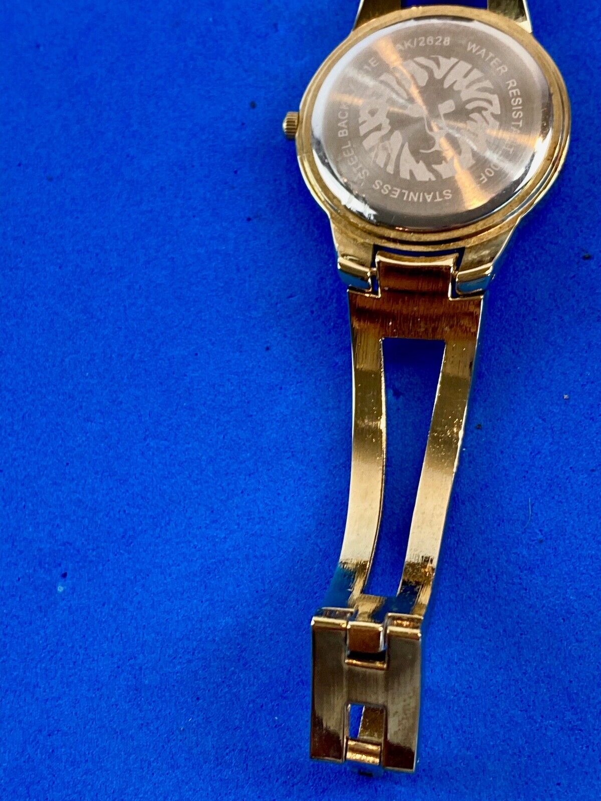 AK Annie Klein DIAMOND women's quartz watch black face - fresh battery 