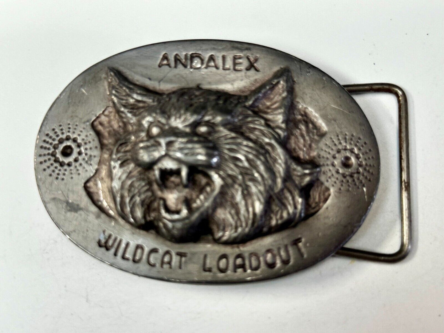 Andalex Wildcat Loadout Vintage Belt Buckle by Sculpture Artist Gary Frazen