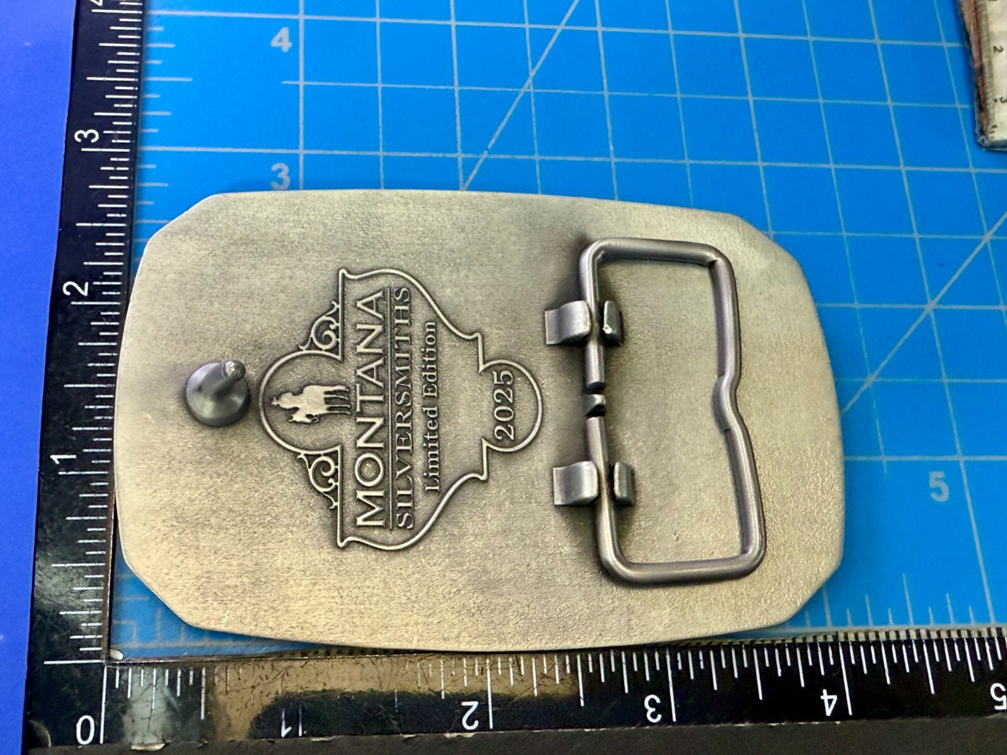 2025 Pendleton Whiskey Let'er Buck Rodeo Cowboy Montana Silversmiths Belt Buckle