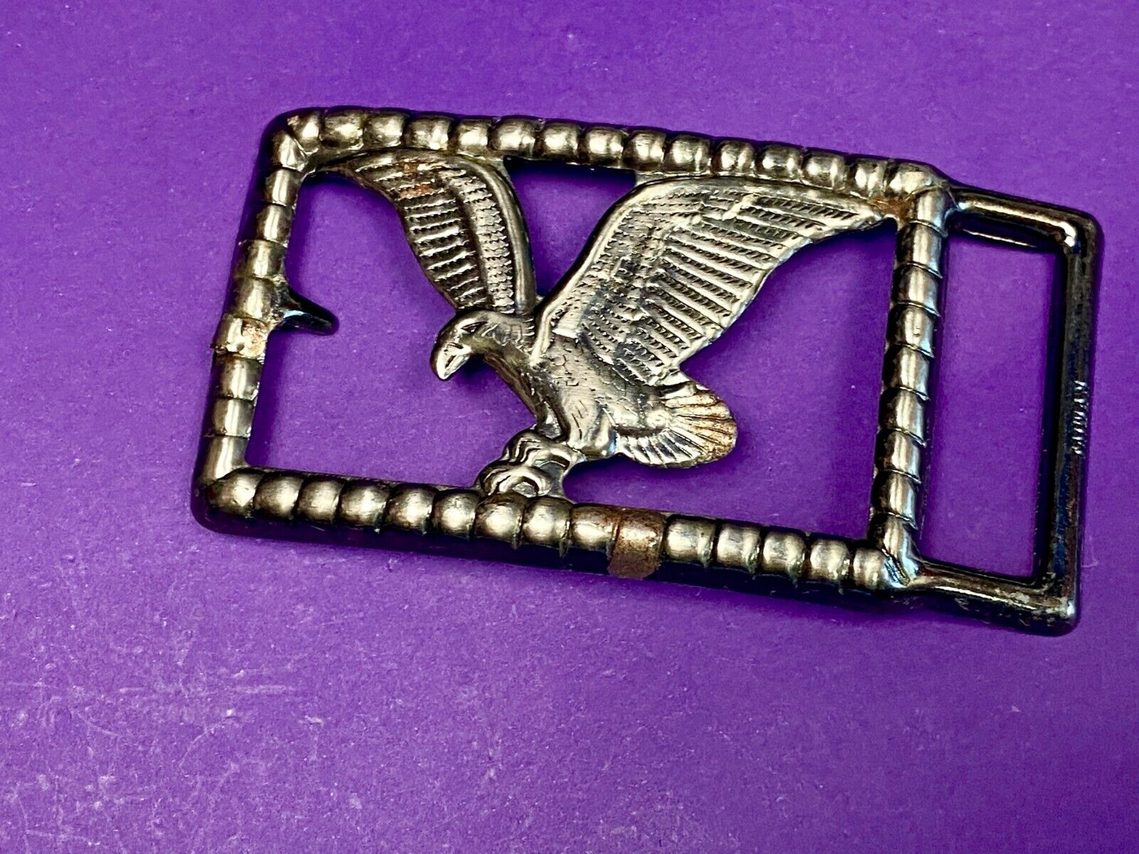 Thin Lightweight See Through Flying Soaring Hunting American Eagle Belt Buckle